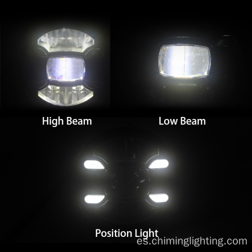 Cherokee YJ XJ High/Low Beam Offroad Truck Light Flight de 7 pulgadas de LED redondo